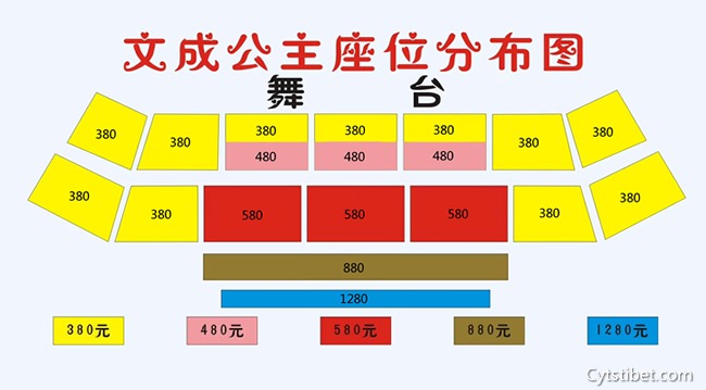 文成公主座位圖及價(jià)格表